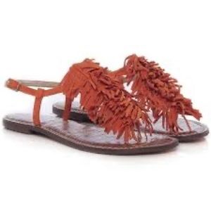 Sam Edelman Suede Fringe Sandals
